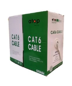 CAT 6 Cable || 100% Fluke Test Pass || 1 Box (305 Meter) || CCA Cable || Brand: atop